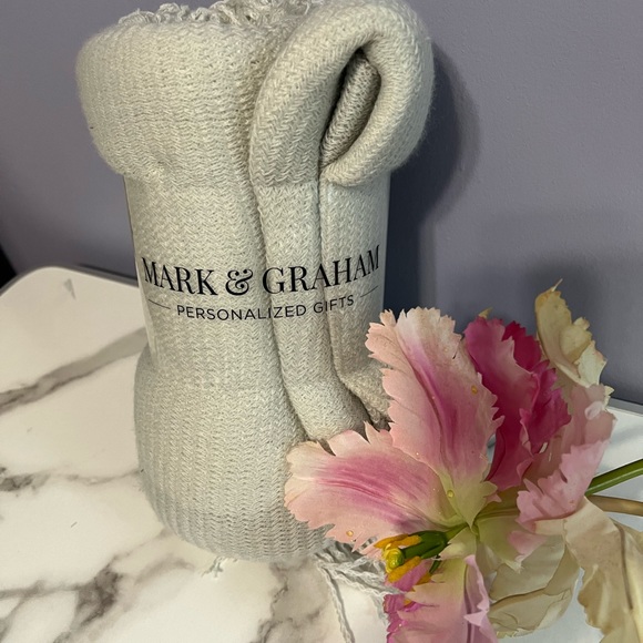 Mark & Graham Other - BRAND NEW.!! Mark & Graham Blanket Gray Color . 50 x 60 in